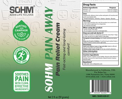 Sohm Pain Away Label Final Design Review 4 (Sohm Pain Away Label Final Design Review 4)